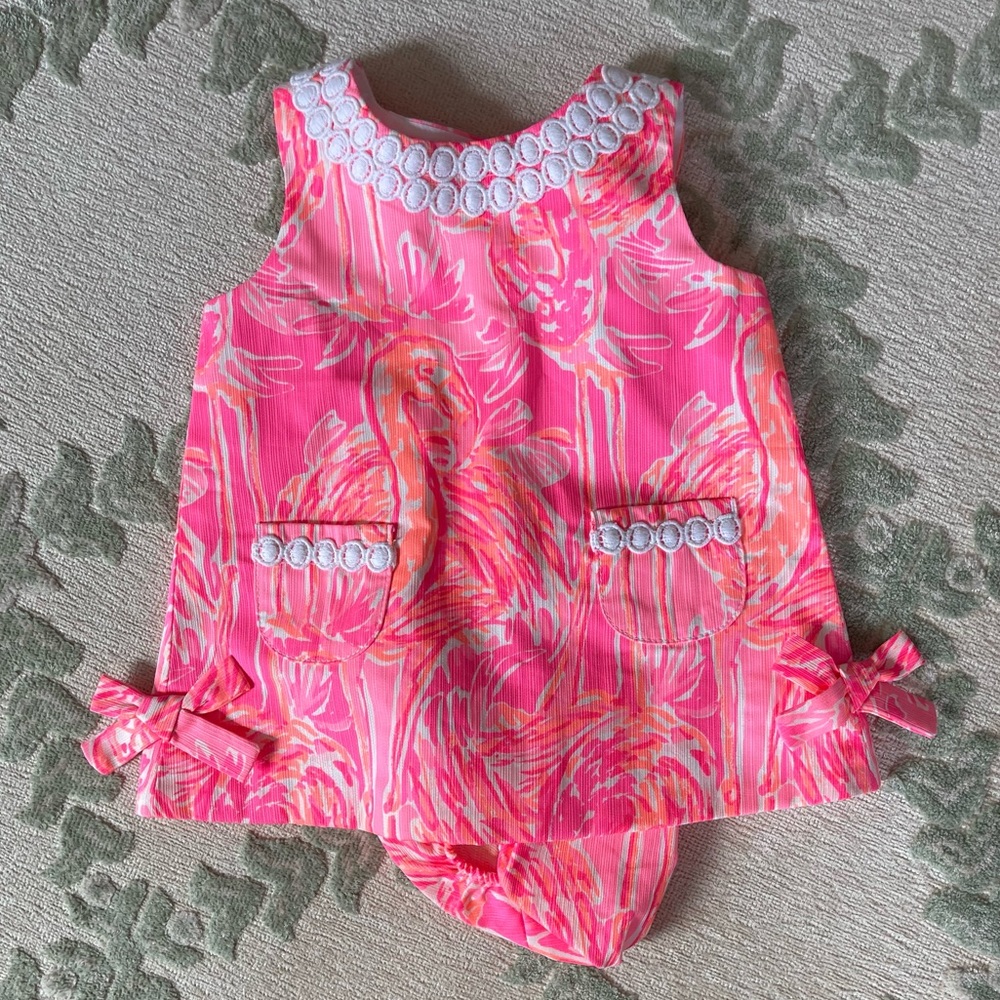 Lilly Pulitzer NWT Flamingo Shift dress